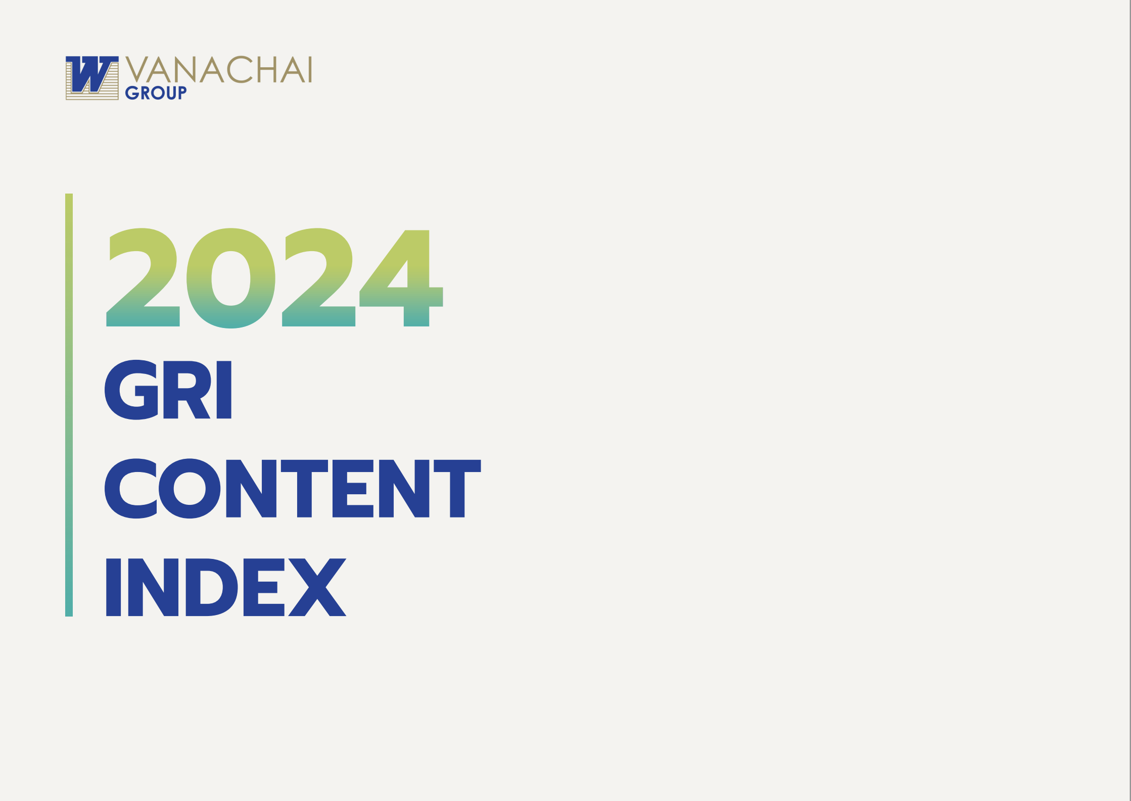 GRI Content Index 2024 cover